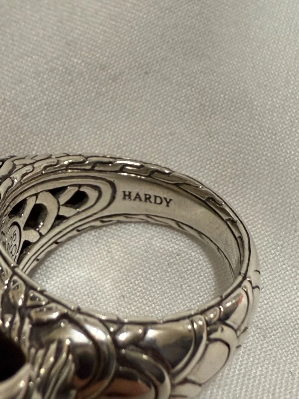 Authentic John Hardy Dragon ring size 7 sterling silver